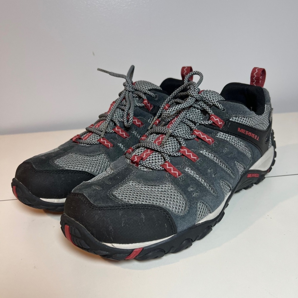Merrell Mens Crosslander Vent Hiking Shoes Waterproof J289416C Gray Size 11